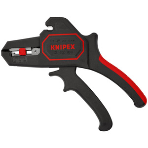 Knipex Abisolierzange schwarz/rot automatisch 18 cm