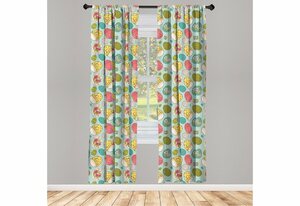 Gardine »Vorhang für Wohnzimmer Schlafzimmer Dekor«, Abakuhaus, Ostern Blumen