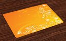 Bild 1 von Platzset, »Waschbare Stoff Esszimmer Küche Tischdekorations Digitaldruck«, Abakuhaus, (4-teilig, 4 Teilig-St., Set aus 4x), Orange Ostern Themed Verziert