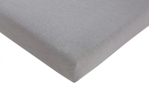levelone Jersey-Spannbetttuch grau 50% Baumwolle 50% Polyester Maße (cm): B: 100 Bettwaren