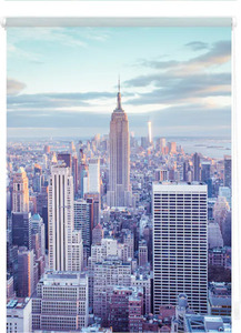 LICHTBLICK ORIGINAL Seitenzugrollo »Klemmfix Motiv New York«, Lichtschutz, ohne Bohren, freihängend, bedruckt