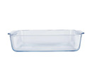 Bild 1 von KHG Auflaufform mit Griffen 1,5 l transparent/klar Borosilikatglas Maße (cm): B: 20 H: 5 Küchenzubehör