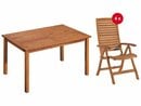 Bild 1 von memo Gartenmöbelset »Manja«, (Spar-Set, 5-tlg., Tisch 150 x 90 cm, 4 Stühle), Made in Europe