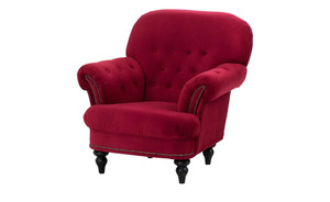Sessel rot Maße (cm): B: 100 H: 93 T: 87 Wohnzimmermöbel