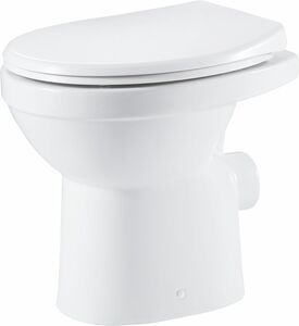 TrendLine Stand-Tiefspül-WC spülrandlos, mit WC-Sitz, Absenkautomatik
