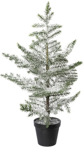 Creativ deco Künstlicher Weihnachtsbaum »Zimmertanne im Topf«, beschneit, Höhe ca. 64 cm