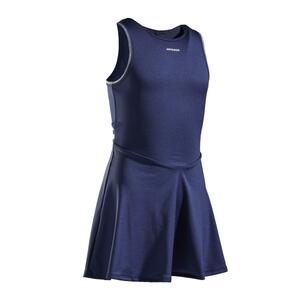 Tenniskleid Mädchen TDR500 marineblau