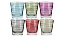 Bild 1 von LEONARDO Gläser klein, 6er-Set  Vario mehrfarbig Glas Maße (cm): B: 26 H: 9,8 T: 17,4 Gläser & Karaffen