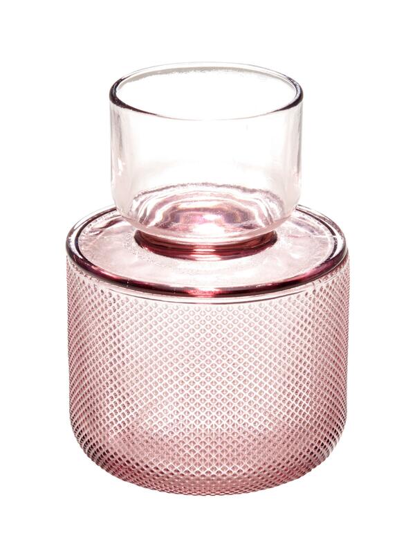 Bild 1 von Dekodose Smoked in Rosa aus Glas