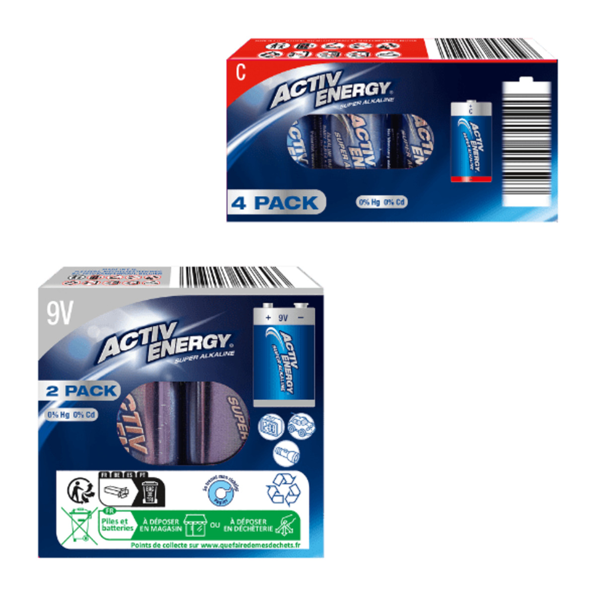 Bild 1 von ACTIV ENERGY Alkaline-Batterien