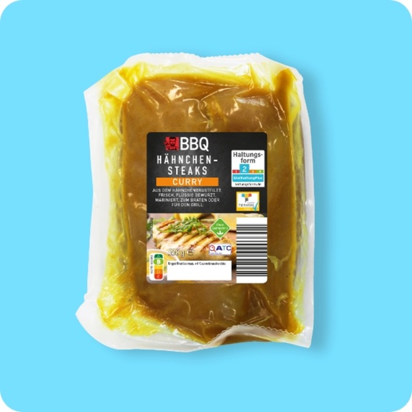 BBQ Marinierte Hähnchensteaks, versch. Sorten von ALDI SÜD ansehen!