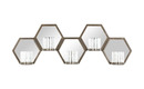 Bild 1 von Wandkerzenhalter kupfer Metall, Glas  Maße (cm): B: 94 H: 26 T: 16,5 Dekoration