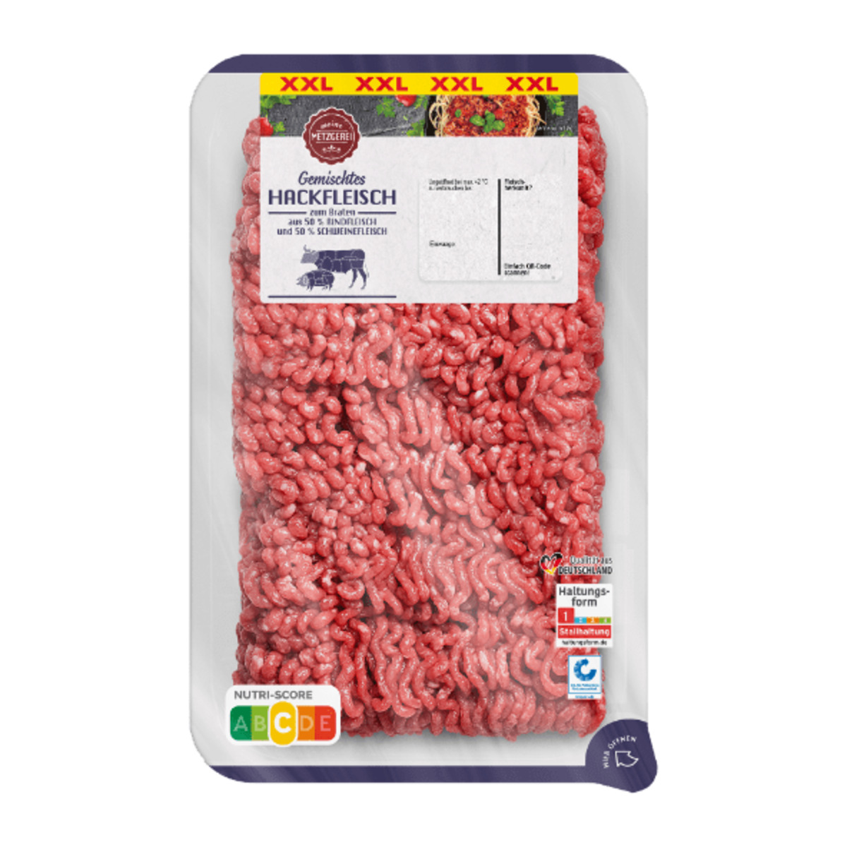 Bild 2 von MEINE METZGEREI Hackfleisch XXL 800g