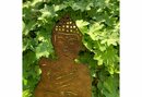 Bild 1 von K&L Wall Art Gartenstecker »Buddha Gartenstecker Edelrost 65cm Garten Metallschild« (Metallstecker) langlebige Feng Shui Deko