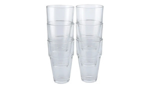 for friends Gläserset, 6-teilig 370 ml transparent/klar Glas Gläser & Karaffen