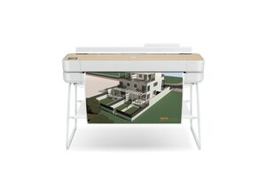 HP DesignJet Studio 36-Zoll-Drucker (Plotter, Farbdrucke bis DIN A0, WLAN, Netzwerk) wood