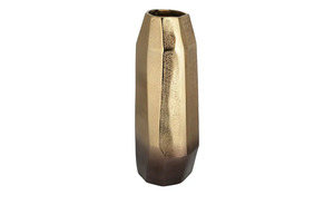 Vase gold Aluminum Maße (cm): H: 39  Ø: [15.0] Dekoration