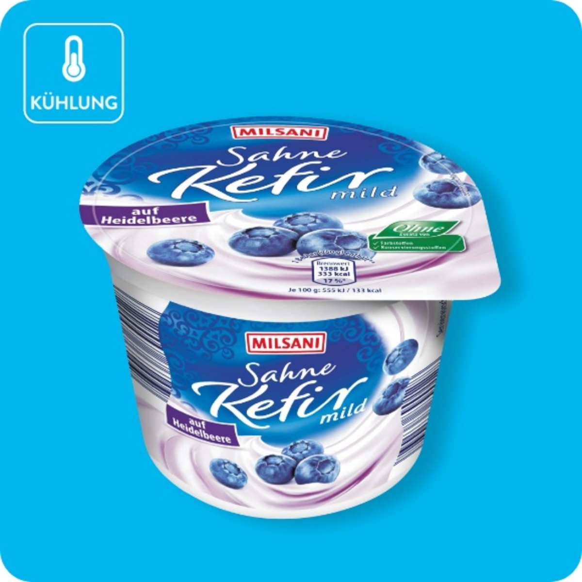 Bild 1 von MILSANI Sahne-Kefir auf Frucht, versch. Sorten