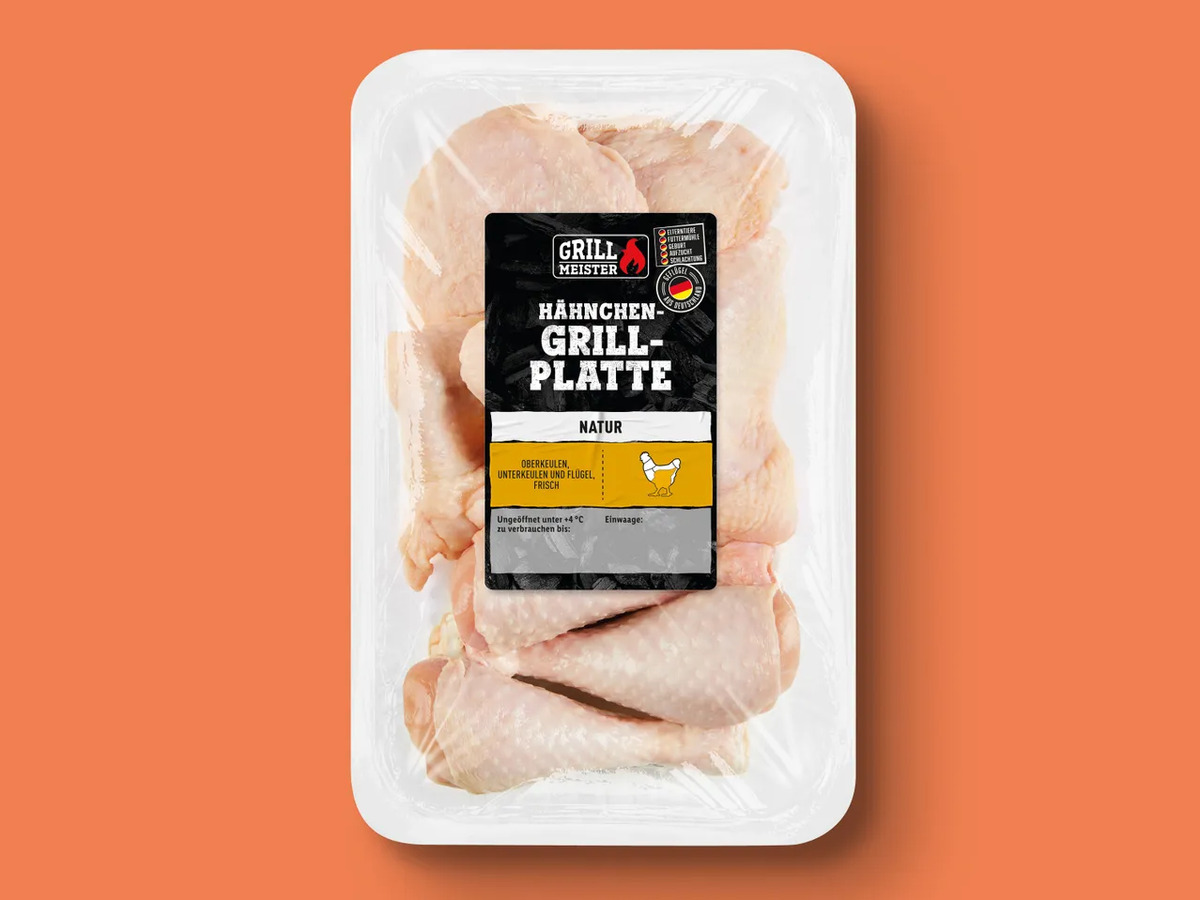 Bild 1 von Grillmeister Frische Hähnchen-Grillplatte, 
         1,1 kg