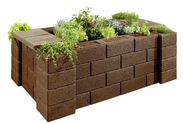 Bild 1 von Kann Hochbeet-Set 3 Garten 230 x 150 x 85 cm braun