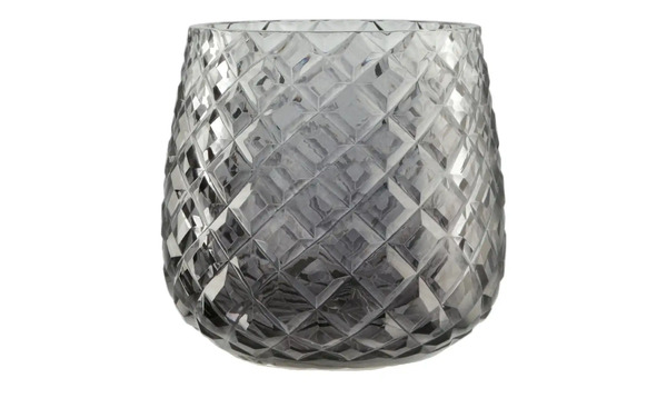 Bild 1 von Windlicht grau Glas  Maße (cm): H: 9  Ø: [8.0] Dekoration