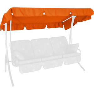 Sonnendach für 3-Sitzer Hollywoodschaukel Swingtex orange 210 x 145 cm