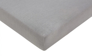 levelone Jersey-Spannbetttuch grau 50% Baumwolle 50% Polyester Maße (cm): B: 140 Bettwaren