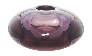 Peill+Putzler Vase lila/violett Glas  Maße (cm): H: 6  Ø: [12.0] Dekoration