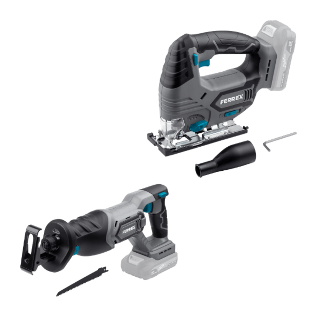 Bild 1 von FERREX 20-V-Pendelhub-Stichsäge / -Säbelsäge
