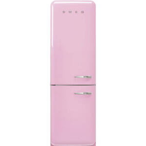Smeg Kühl-Gefrier-Kombination  Pink  Metall