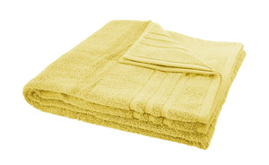 LAVIDA Duschtuch  Soft Cotton gelb reine Micro-Baumwolle, Baumwolle Badtextilien und Zubehör