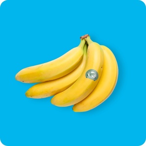 RAINFOREST ALLIANCE Bananen, Ursprung: Ecuador / Costa Rica / Guatemala / Kolumbien