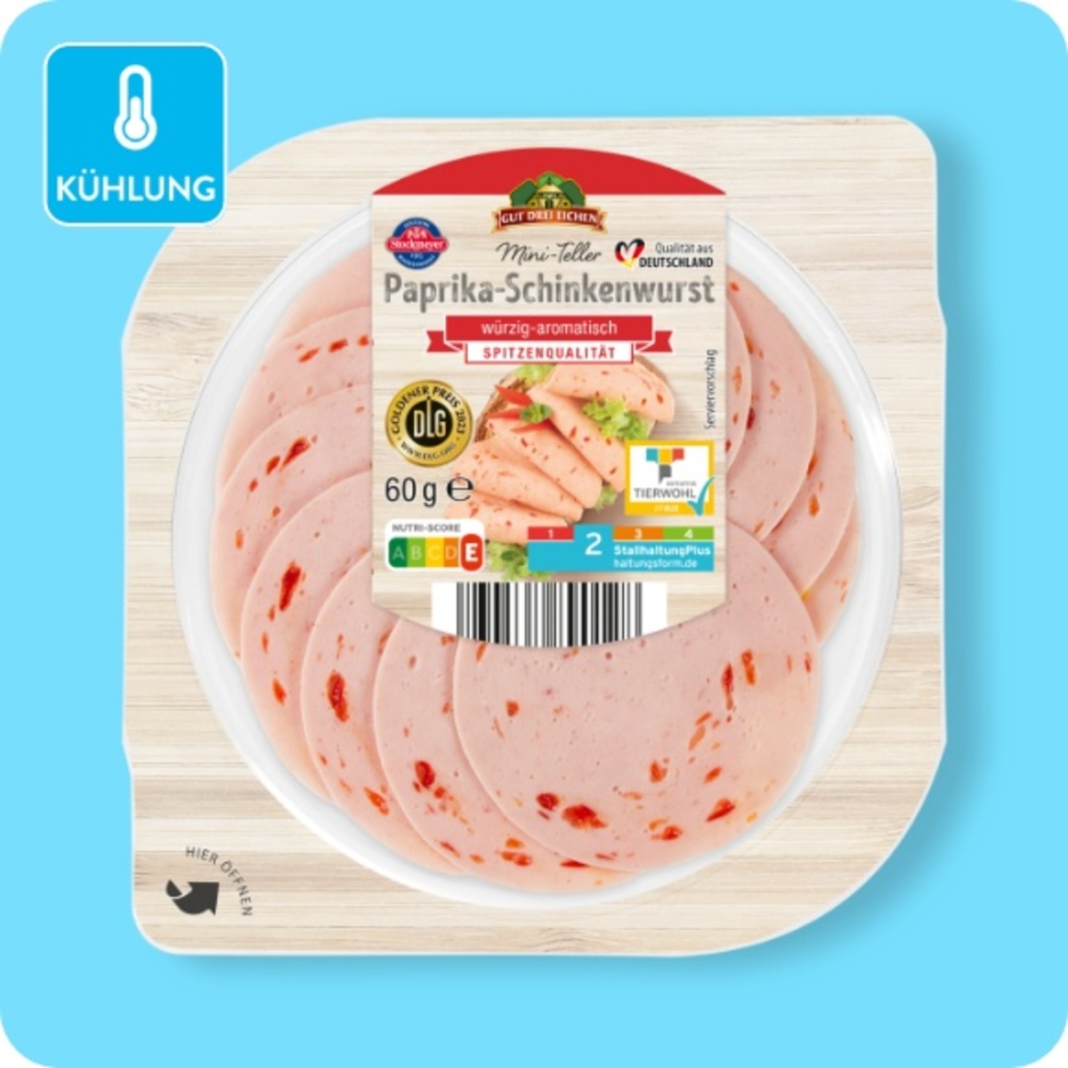 Bild 1 von GUT DREI EICHEN Mini-Teller, Paprika-Schinkenwurst oder Fleischwurst