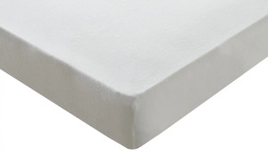 Flausch-Spannbetttuch weiß Maße (cm): B: 150 Bettwaren