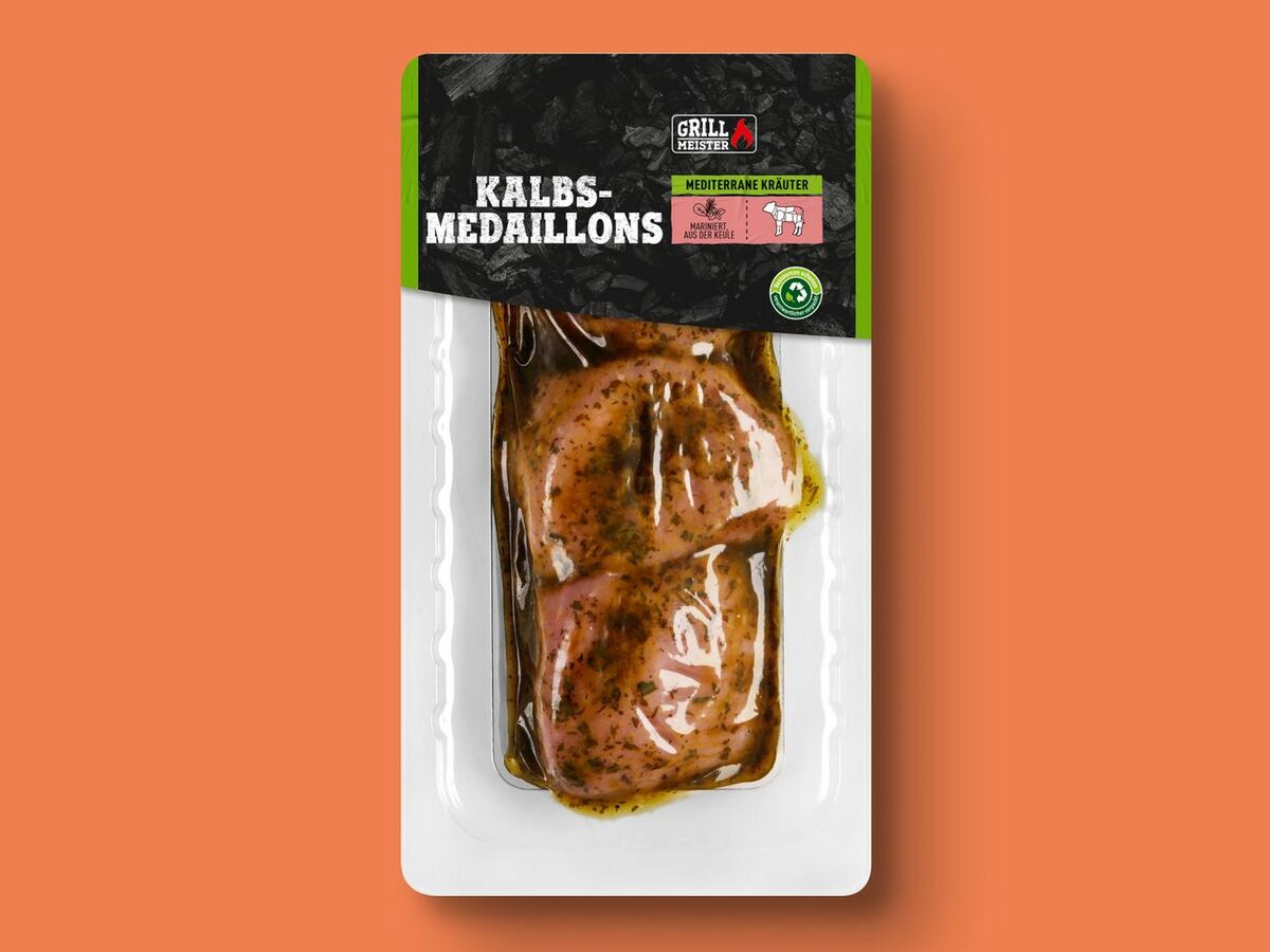 Bild 1 von Grillmeister Kalbsmedaillons, 
         270 g