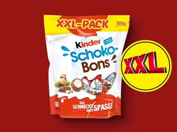 Bild 1 von Kinder Schoko-Bons XXL-Pack, 
         500 g