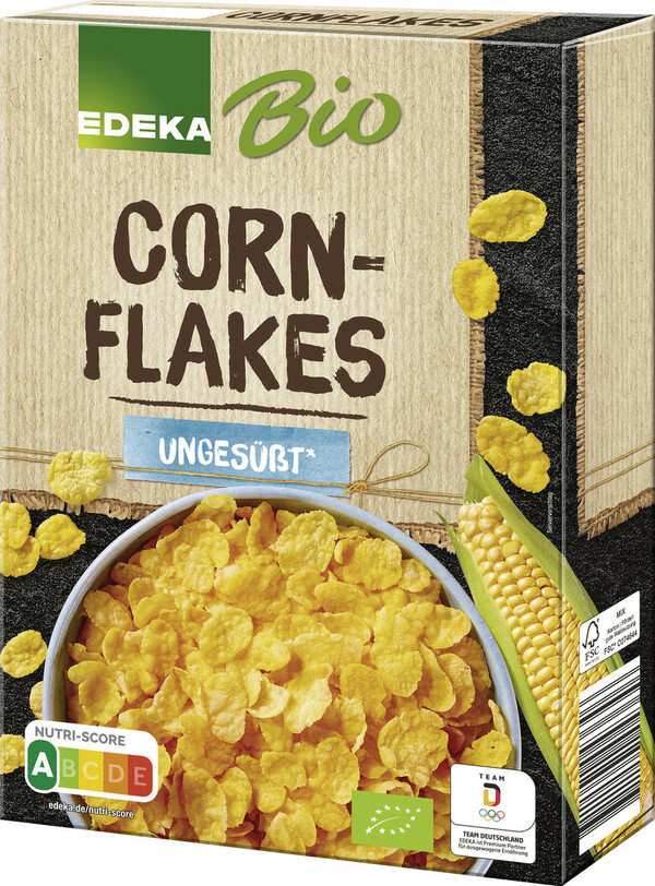 Bild 1 von EDEKA Bio Cornflakes ungesüßt 375G