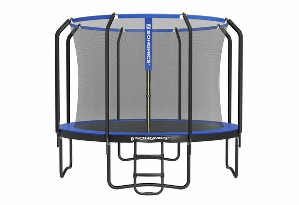 Bild 1 von SONGMICS Gartentrampolin »STR103/123C01/Q01«, Ø 305/ Ø 366 cm rundes Trampolin mit Sicherheitsnetz und Leiter, gepolstertes Gestell, für Kinder und Erwachsene