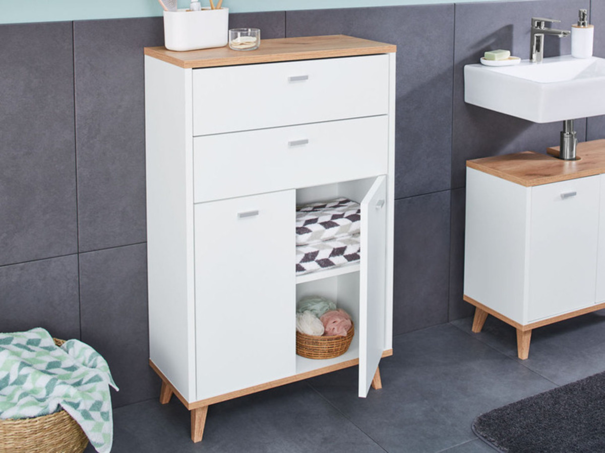 Bild 2 von Livarno Home Bad Seitenschrank »Corfu«, mit 2 Schubläden und 2 Türen