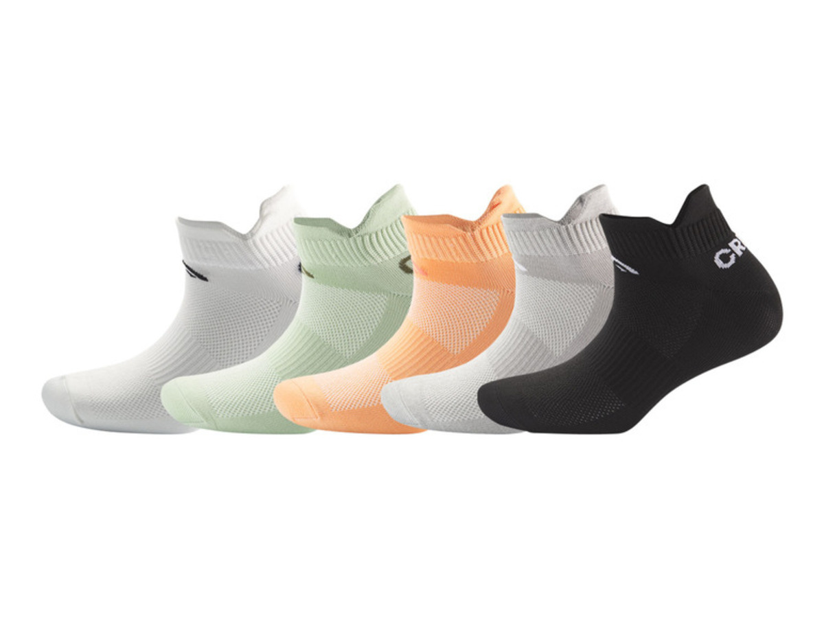 Bild 2 von CRIVIT Damen Sportsneakersocken, 5 Paar, Mesh-Fußrücken für höhere Atmungsaktivität