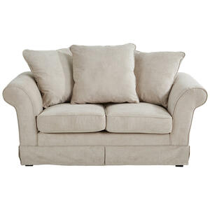 Livetastic Zweisitzer-Sofa  Beige  Textil