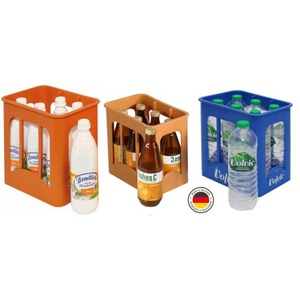Kaufladenzubehör - Getränkekiste - inkl. 6 Flaschen - 1 Set