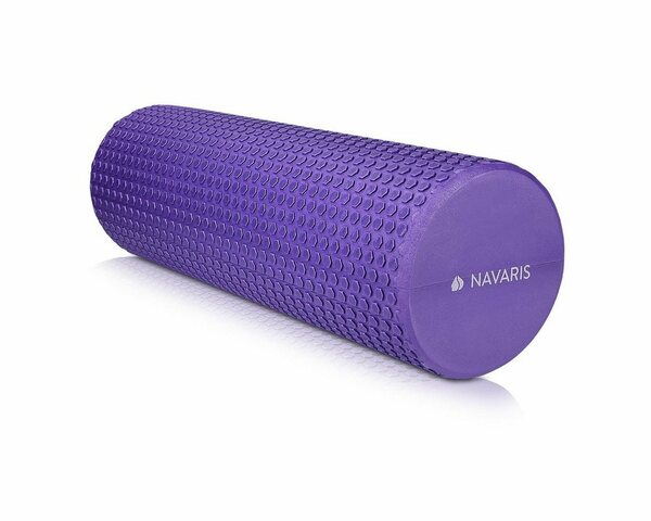 Bild 1 von Navaris Pilatesrolle, Pilates Rolle 45 cm kurz - Pilatesrolle Faszien Yoga Roller - Schaumstoffrolle für Rücken Fitness - Massagerolle