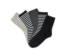 Bild 1 von 5 Paar Socken, grau-schwarz-weiß