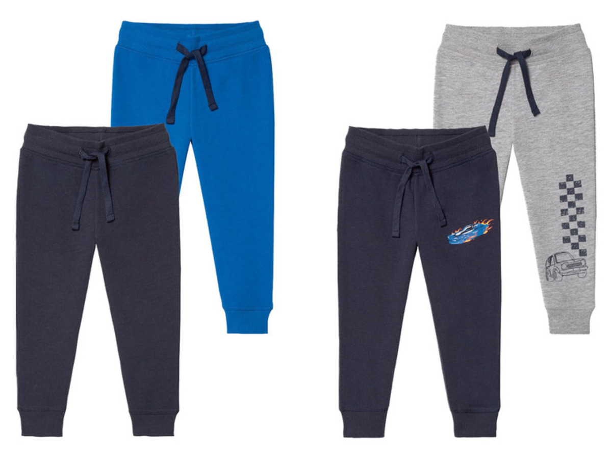 Bild 1 von LUPILU® Kleinkinder Jungen Sweathose, 2 Stück, mit hohem Baumwollanteil