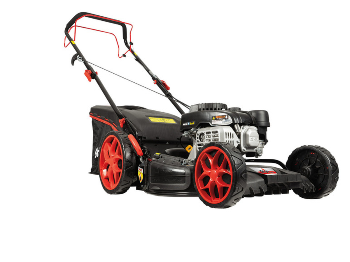 Bild 3 von Grizzly 4in1 Benzinrasenmäher »BRM 5117-2 A«, 3,7 PS, 70 l Fangsack