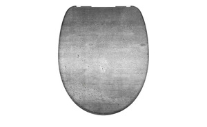 WC-Sitz "Industrial Grey" - grau - 38,2 cm - 47,6 cm