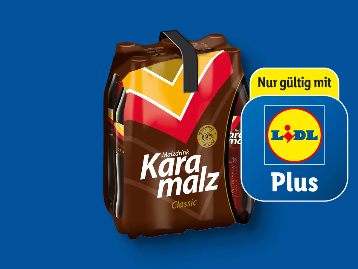Bild 1 von Karamalz Malzdrink Classic, 
         6x 0,75 l zzgl. 1.50 Pfand