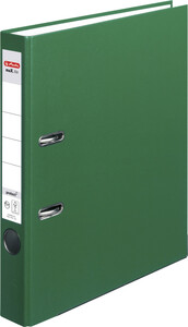 herlitz Ordner max.file protect A4, PP-Folienbezug Wechselfenster 5 cm,grün
