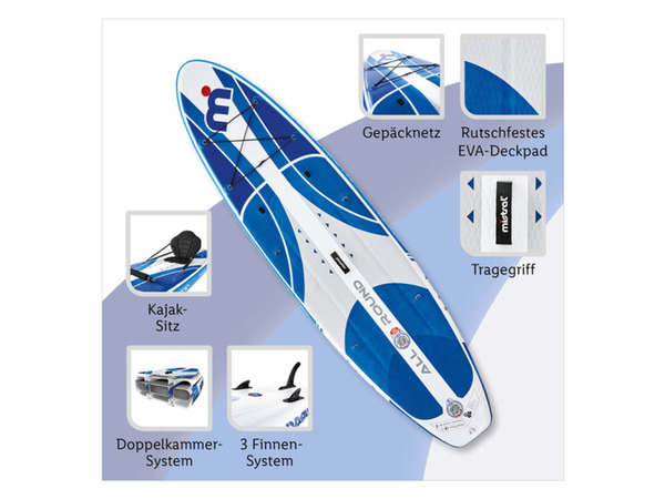 Bild 2 von Mistral SUP »Allround 10'6''« mit Doppelkammer-System